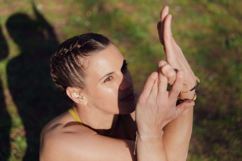 Aurélia Camacho prof yoga coach sportive ancienne gymnaste à Crouy Soisson